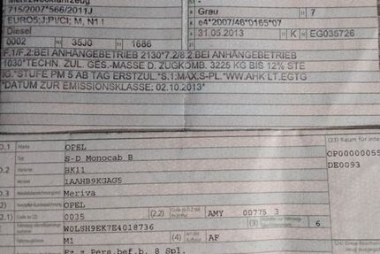 Opel Meriva 102.088 km 5.900 &euro; Weng 84187