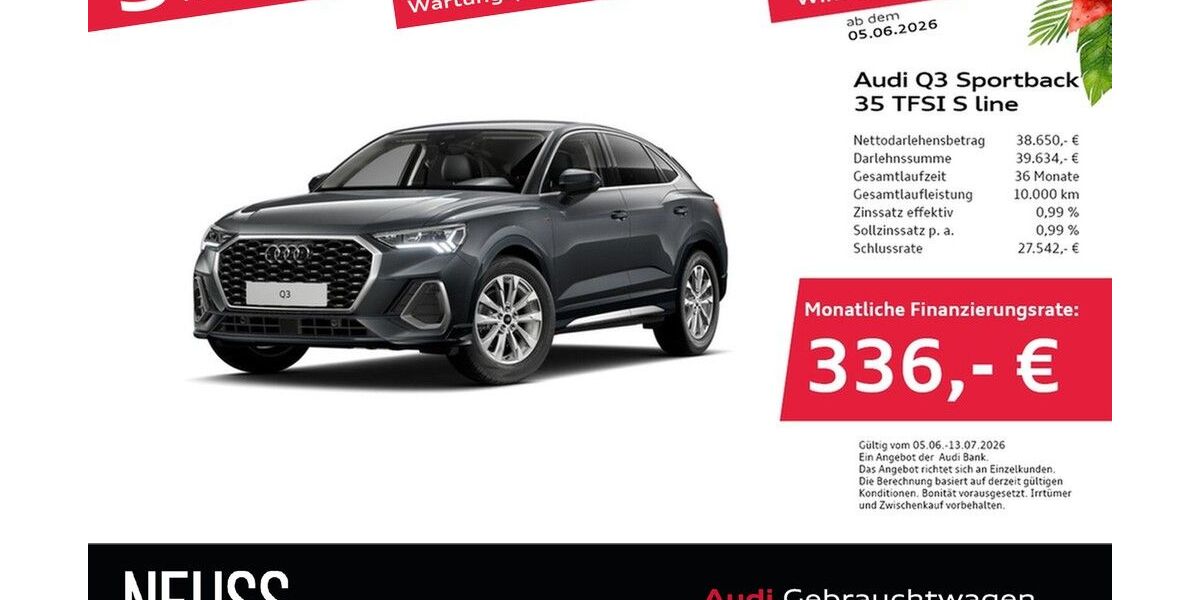 Audi Q3 5.516 km 38.650 &euro; Pfarrkirchen 84347