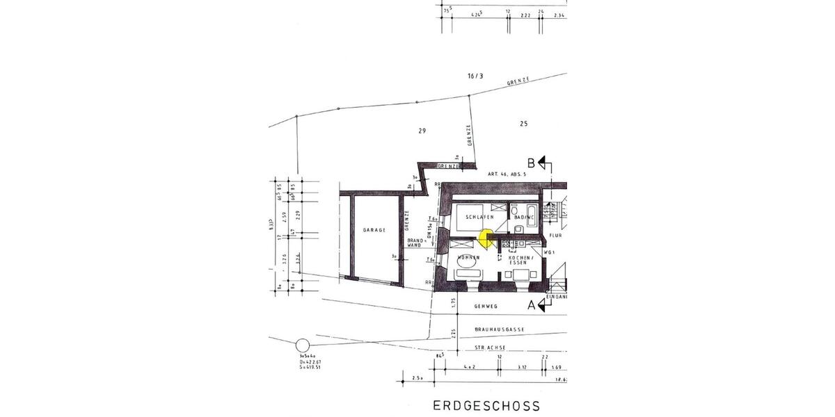 Erdgeschoßwohnung Pegnitz - 2 Zimmer, 37 m&sup2;, 420&euro; | Angebot:25497494