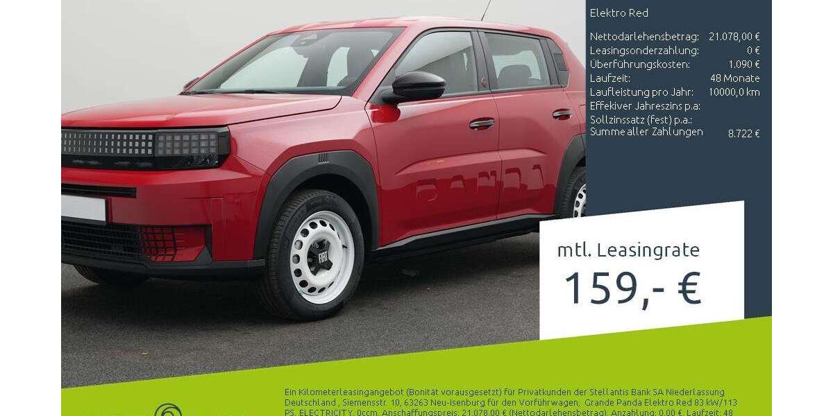 Fiat Grande Panda 1.500 km 21.078 &euro; Borken 46325