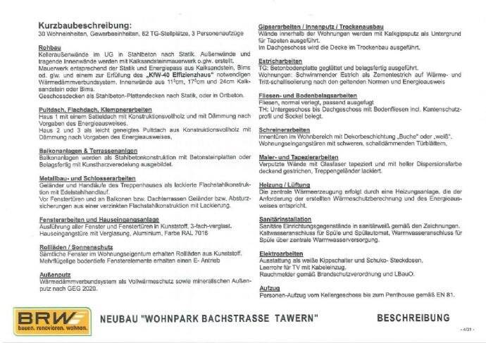 Etagenwohnung Tawern - 4 Zimmer, 123 m&sup2;, 528.000&euro; | Angebot:26277280
