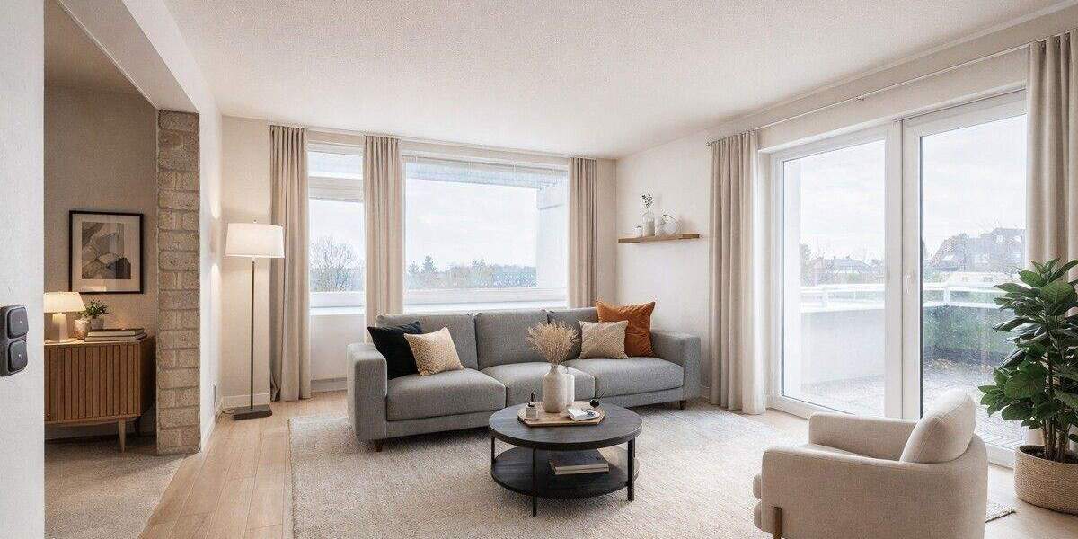 Zwei Wohnungen zur individuellen Gestaltung mit großer Dachterrasse und traumhaftem Weitblick 4 zimmer