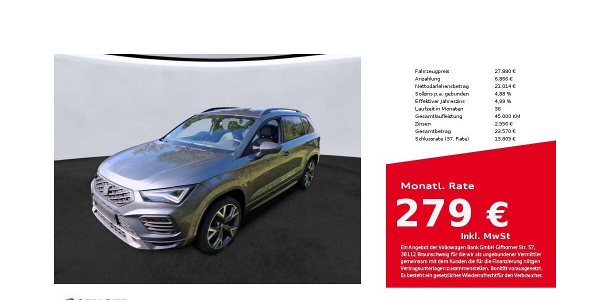 Seat Ateca 69.344 km 26.880 &euro; Bielefeld 33609