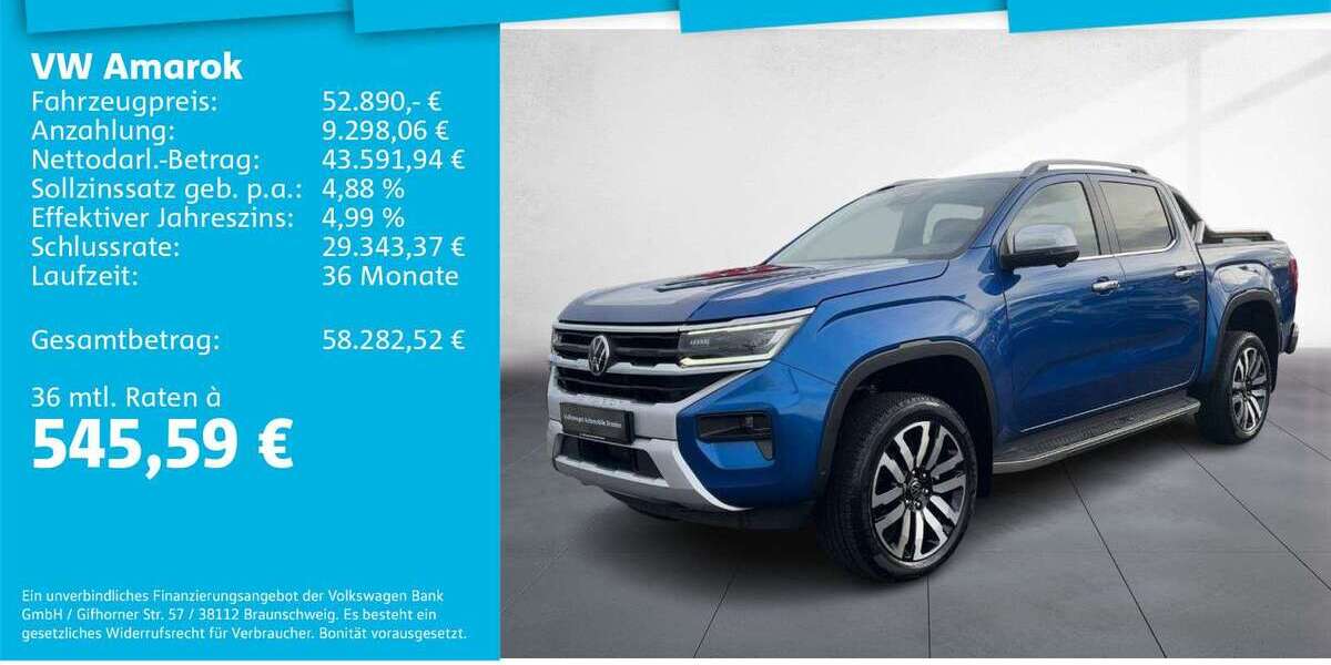 VW Amarok 18.703 km 52.890 € Dresden 01169