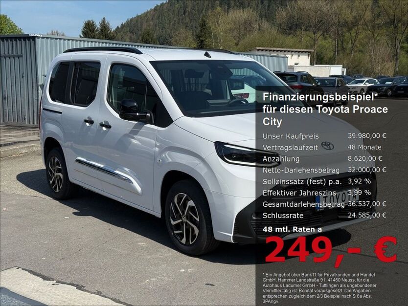 Toyota Proace City 3.500 km 39.980 € Tuttlingen 78532