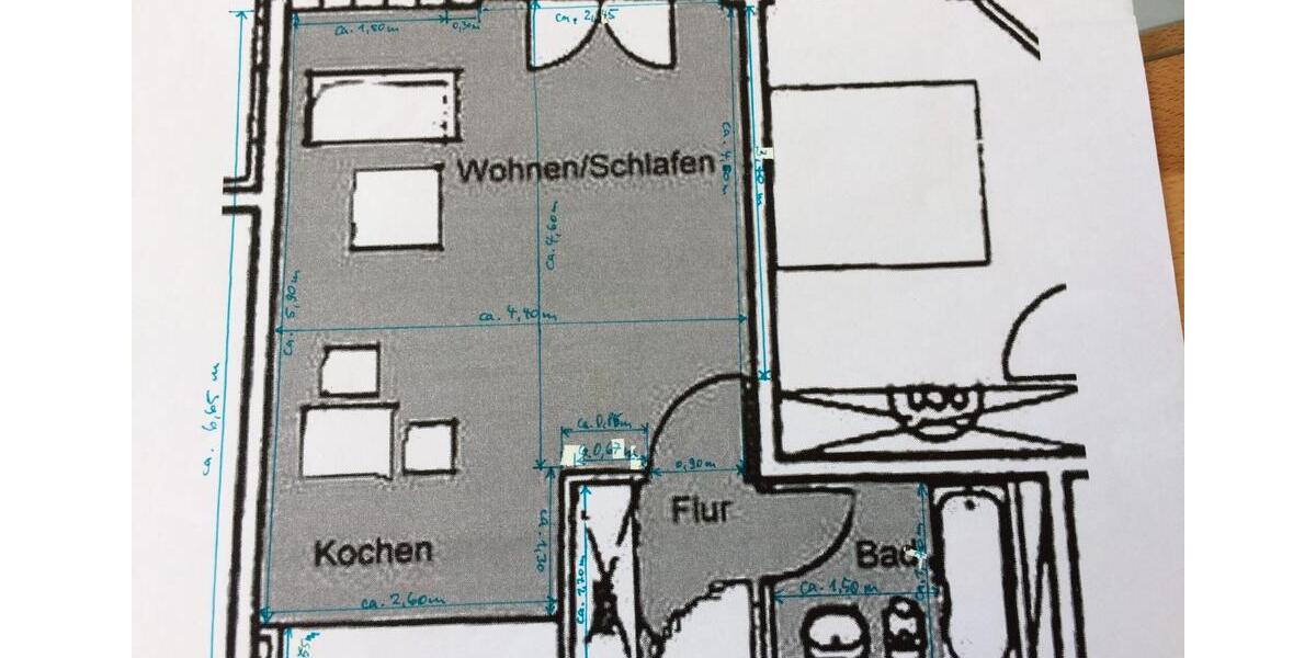 Erdgeschoßwohnung Berlin Mitte - 1 Zimmer, 32 m&sup2;, 195.000&euro; | Angebot:26918921