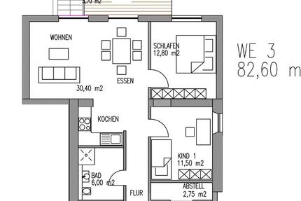 Sanierte Eigentumswohnung Schweich-Stadtmitte - Günstige KFW Darlehen + Zuschuss 24.000 EUR 3 zimmer