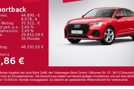 Audi Q3 3.856 km 44.890 &euro; Gersthofen 86368