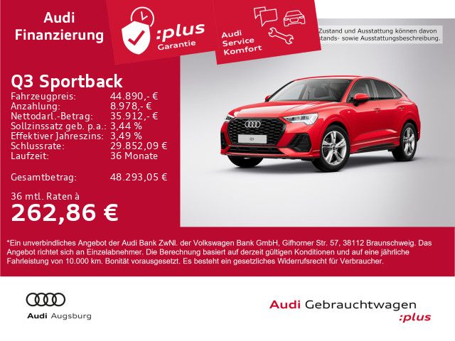 Audi Q3 3.856 km 44.890 &euro; Gersthofen 86368