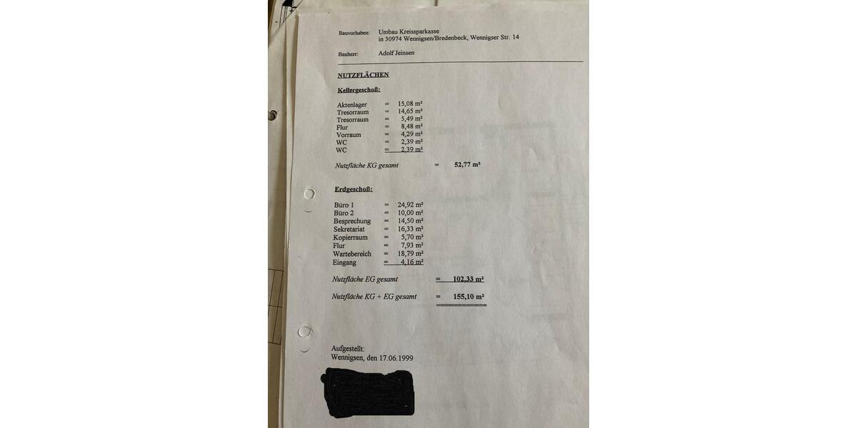 Gewerbeobjekt Wennigsen (Deister) - 750&euro; | Angebot:22401913