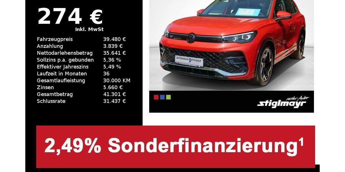 VW Tiguan 13.835 km 39.480 &euro; Hilpoltstein 91161
