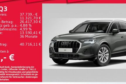 Audi Q3 7.296 km 37.739 &euro; Eching 85386