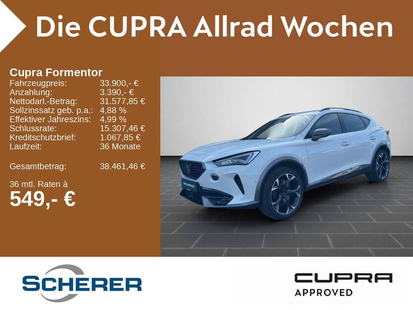 Cupra Formentor 18.272 km 32.900 € Simmern 55469