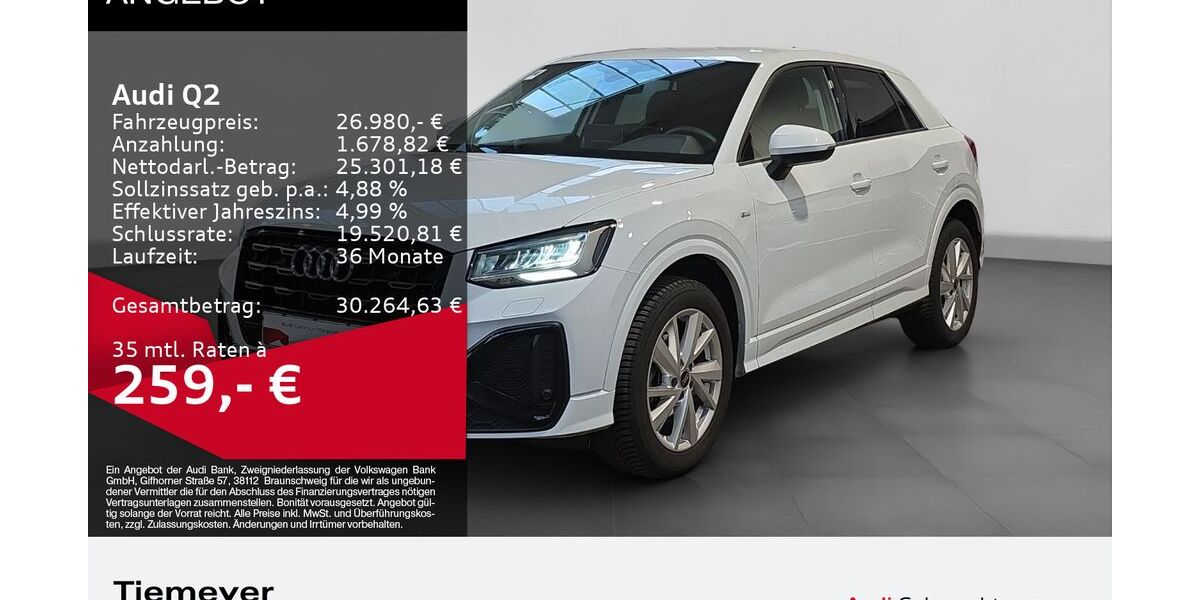 Audi Q2 11.953 km 26.980 &euro; Plettenberg 58840