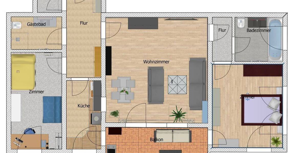 Etagenwohnung Bad Schwartau - 3 Zimmer, 96 m&sup2;, 199.000&euro; | Angebot:26026706