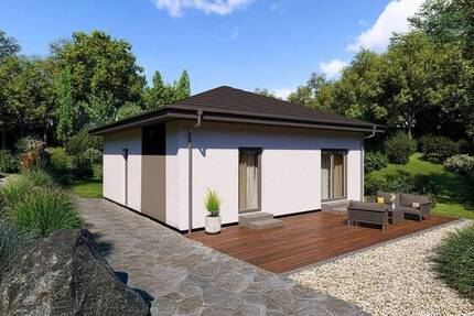 KOMPAKTES BUNGALOW MIT SCHÖNEM GRUNDSTÜCK 2 zimmer