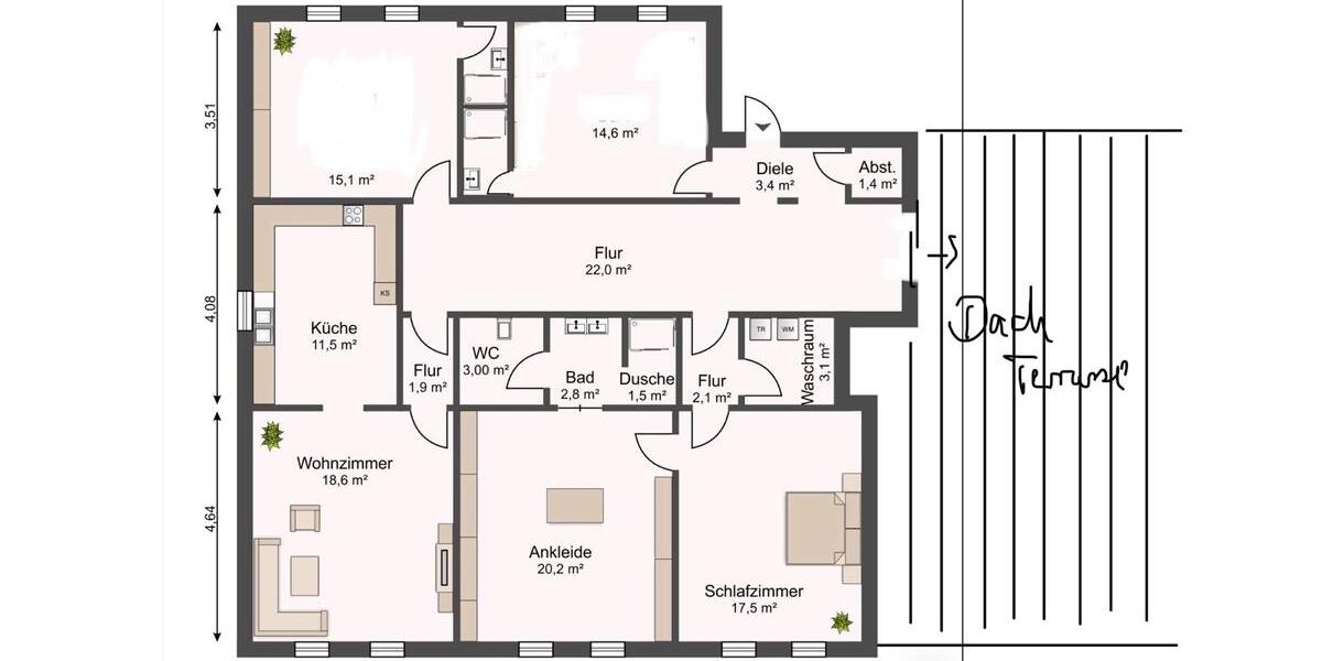 Etagenwohnung Beverungen - 5 Zimmer, 140 m&sup2;, 197.000&euro; | Angebot:25931604