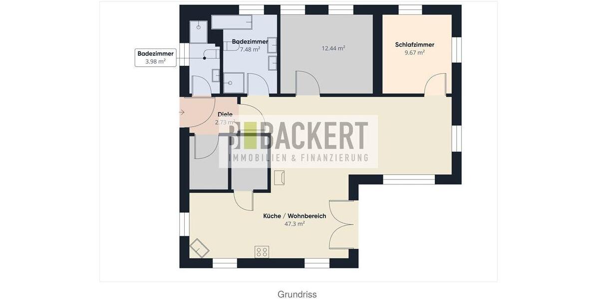 Bungalow Burgkunstadt - 3.5 Zimmer, 100 m&sup2;, 1.050&euro; | Angebot:25936920