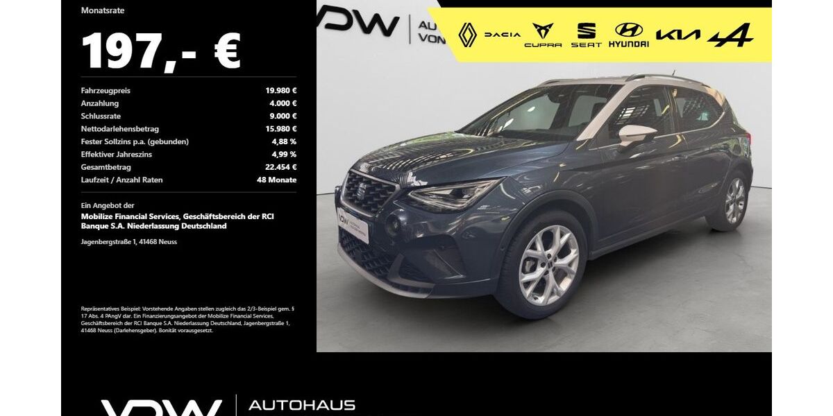 Seat Arona 22.980 km 19.980 &euro; Heilbronn 74076