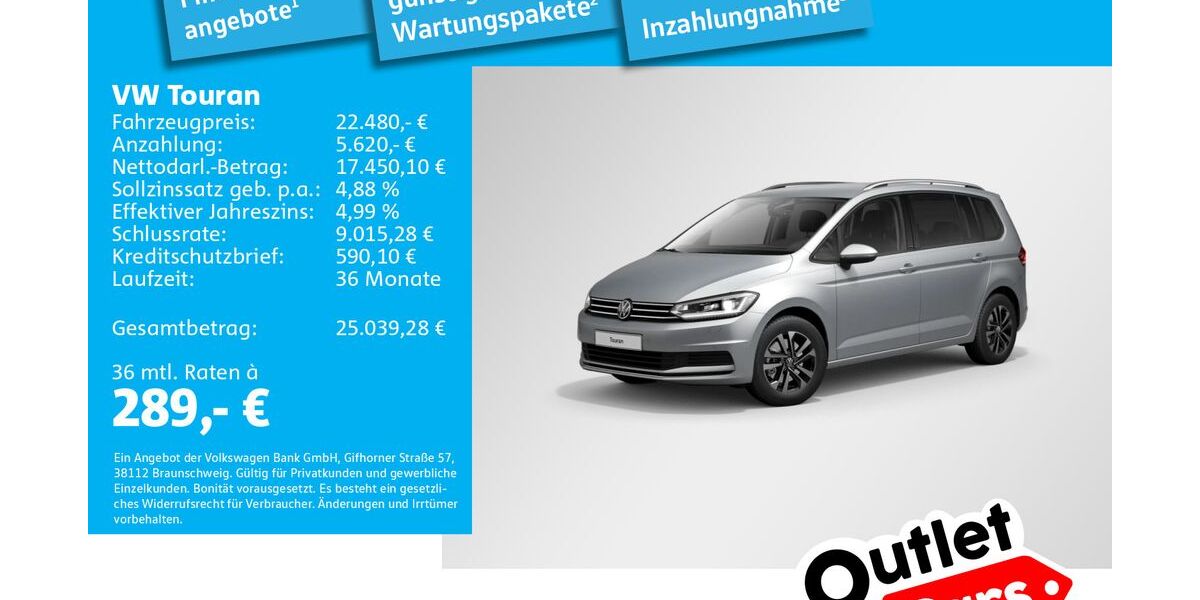 VW Touran 47.748 km 22.480 &euro; Dachau 85221