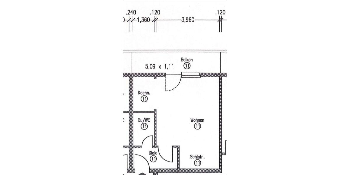 Etagenwohnung Duisburg Laar - 1 Zimmer, 32 m&sup2;, 52.000&euro; | Angebot:26228285