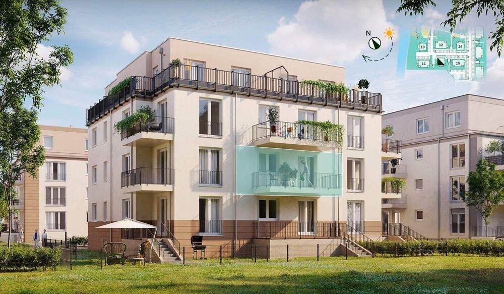 Etagenwohnung Zossen Finkenherd - 2 Zimmer, 71 m&sup2;, 254.900&euro; | Angebot:25938914