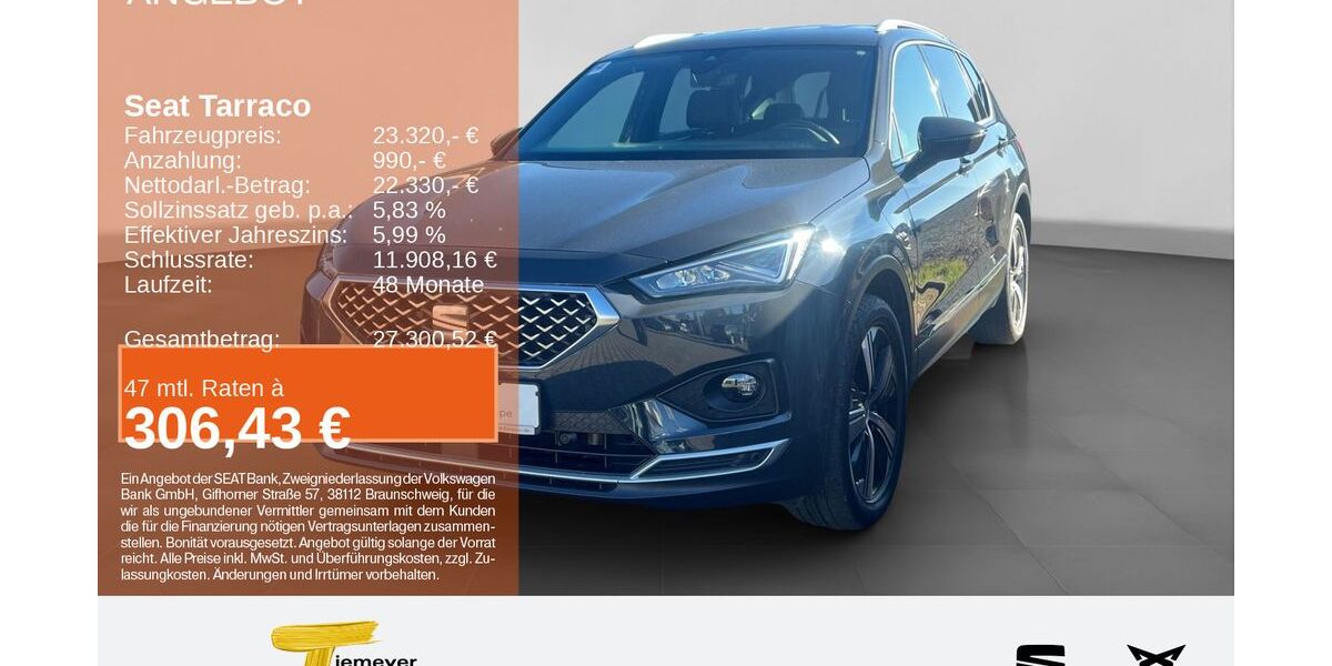 Seat Tarraco 92.633 km 23.320 &euro; Recklinghausen 45663