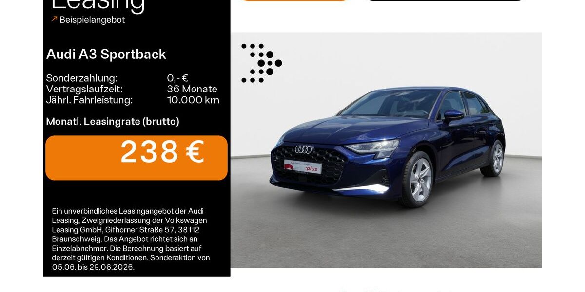 Audi A3 6.200 km 29.490 &euro; Haßfurt 97437