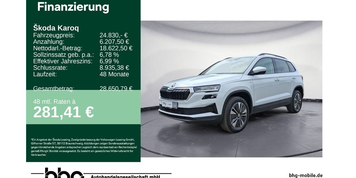 Skoda Karoq 53.800 km 24.830 &euro; Balingen 72336