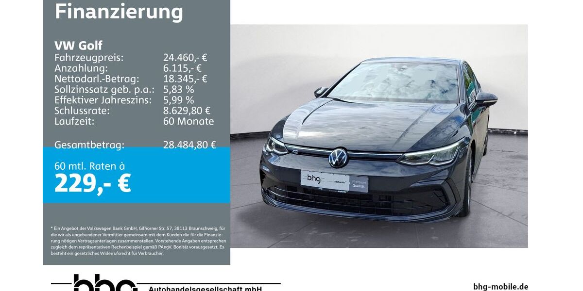 VW Golf 29.586 km 24.460 &euro; Reutlingen 72770