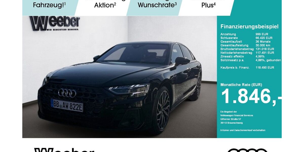 Audi A8 4.990 km 117.990 &euro; Herrenberg 71083