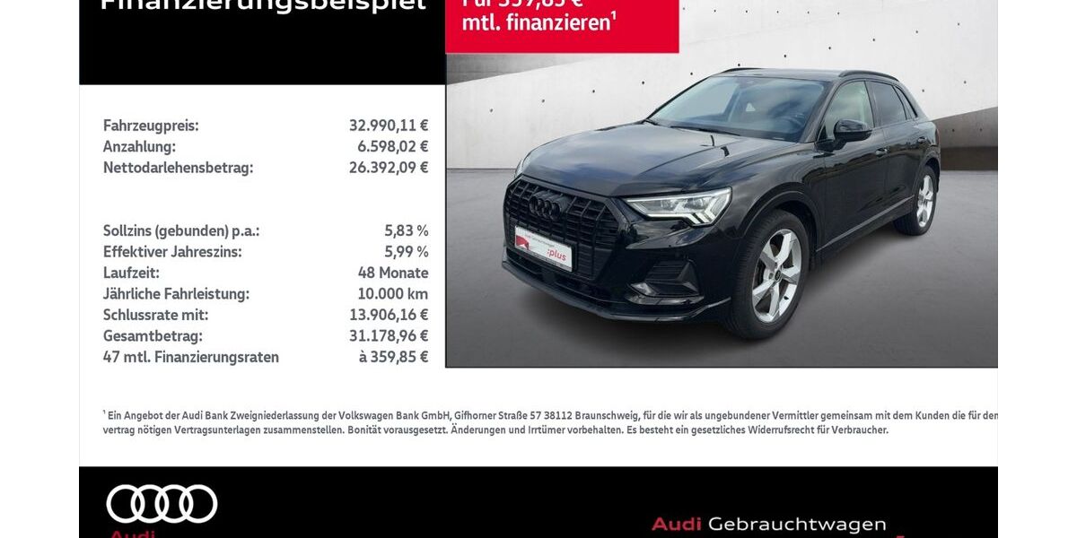Audi Q3 81.302 km 31.890 € Rostock 18059