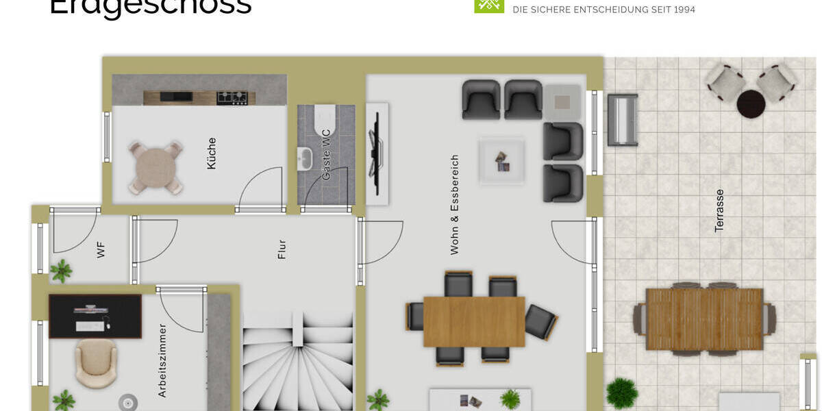 Reihenendhaus Friedrichshafen / Waggershausen Friedrichshafen - 7 Zimmer, 138 m&sup2;, 595.000&euro; | Angebot:26306189