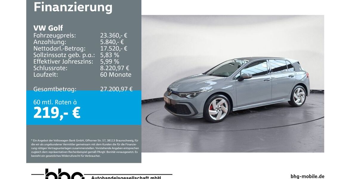 VW Golf 30.615 km 23.360 &euro; Ettlingen 76275