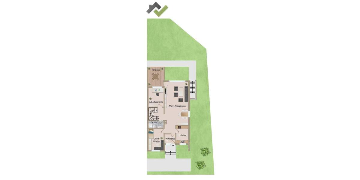 Reihenendhaus Nürnberg Mögeldorf - 5 Zimmer, 139 m&sup2;, 499.000&euro; | Angebot:26228599