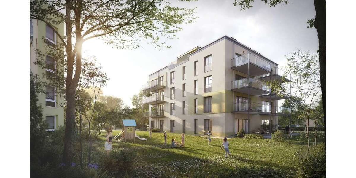 KfW40-Neubau: Traumwohnung mit Dachterrasse, 450m zum Kulkwitzer See, 3 Raum-Whg., Erstbezug 3 zimmer