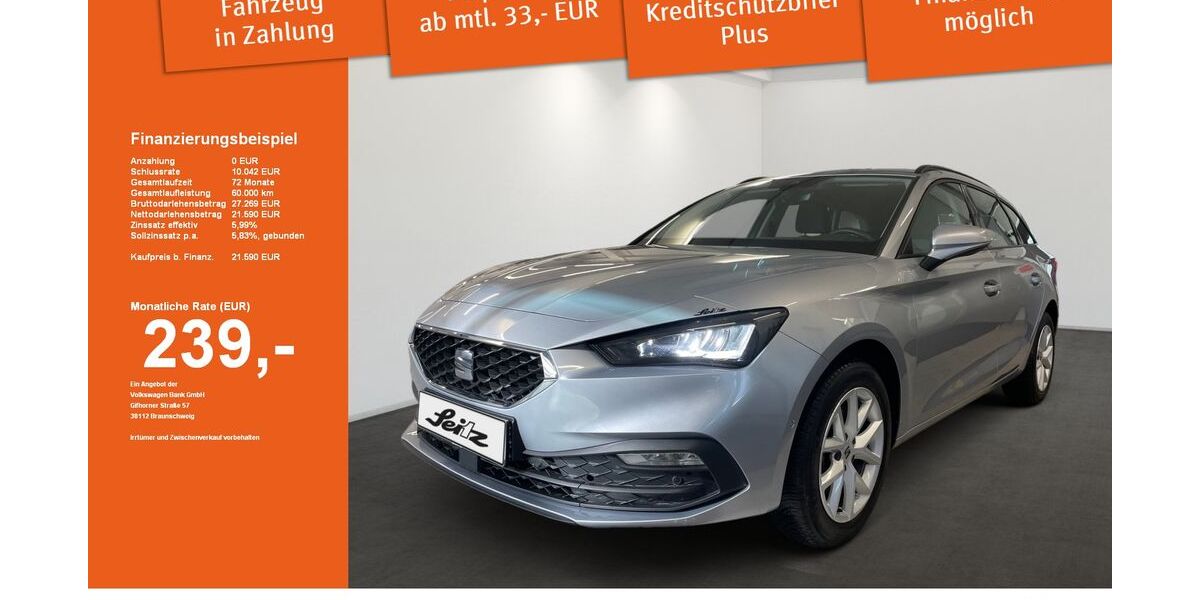 Seat Leon 73.720 km 21.439 &euro; Kaufbeuren 87600