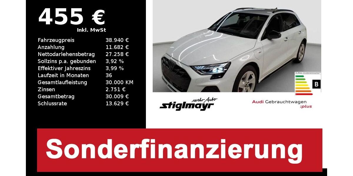 Audi A3 8.633 km 38.940 &euro; Pfaffenhofen 85276