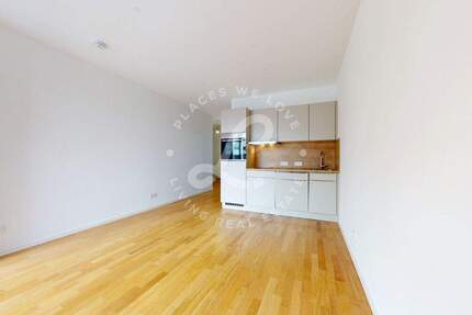 Neubau Erstbezug: Geschmackvolle 1-Zimmer-Wohnung mit Einbauküche & Dachterrasse 1 zimmer