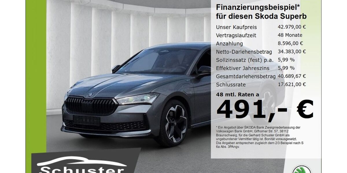 Skoda Superb 18.395 km 42.979 &euro; Ruhstorf 94099