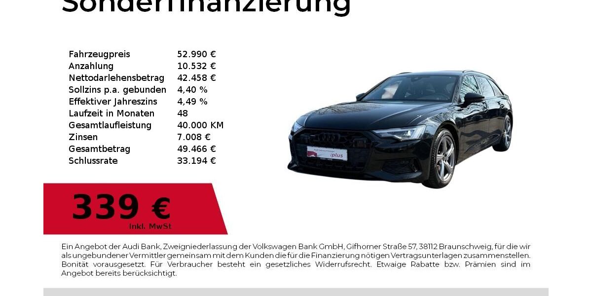 Audi A6 30.443 km 52.990 &euro; Dessau-Roßlau 06844