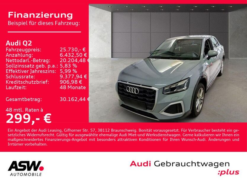 Audi Q2 21.000 km 25.730 € Heilbronn 74074