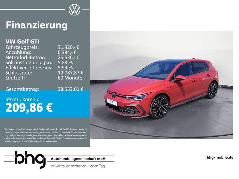 VW Golf 19.840 km 31.350 € Durmersheim 76448