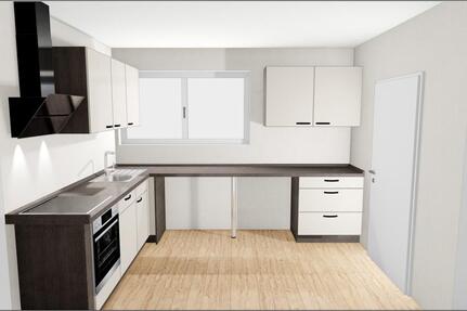 **Frisch renovierte 3,75-Zimmer-Wohnung mit Schlossblick