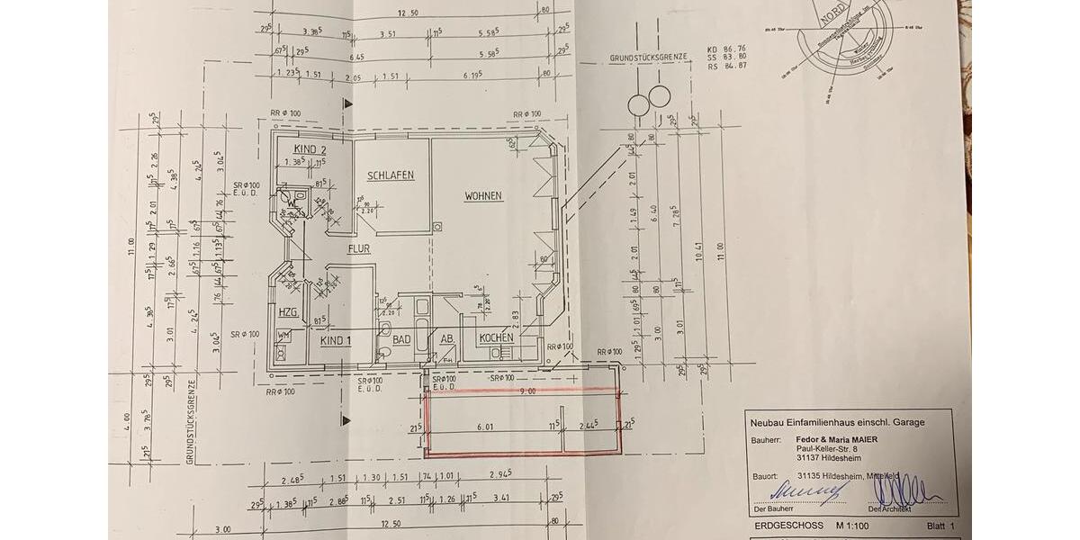 PROVISIONSFREI Bungalow in Hildesheim Ochtersum 4 zimmer