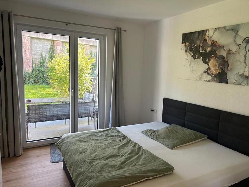 Moderne 2-Zimmer Wohnung mit Garten in Hüttlingen