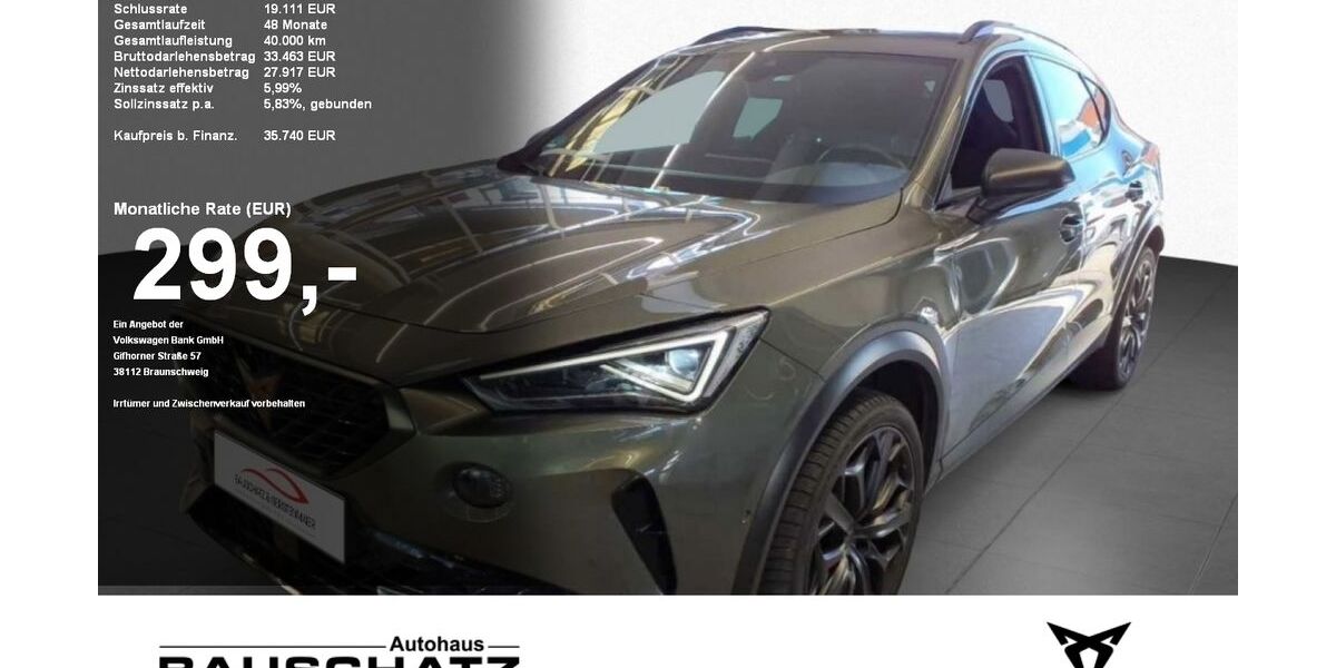 Cupra Formentor 53.997 km 35.740 &euro; Sigmaringen 72488