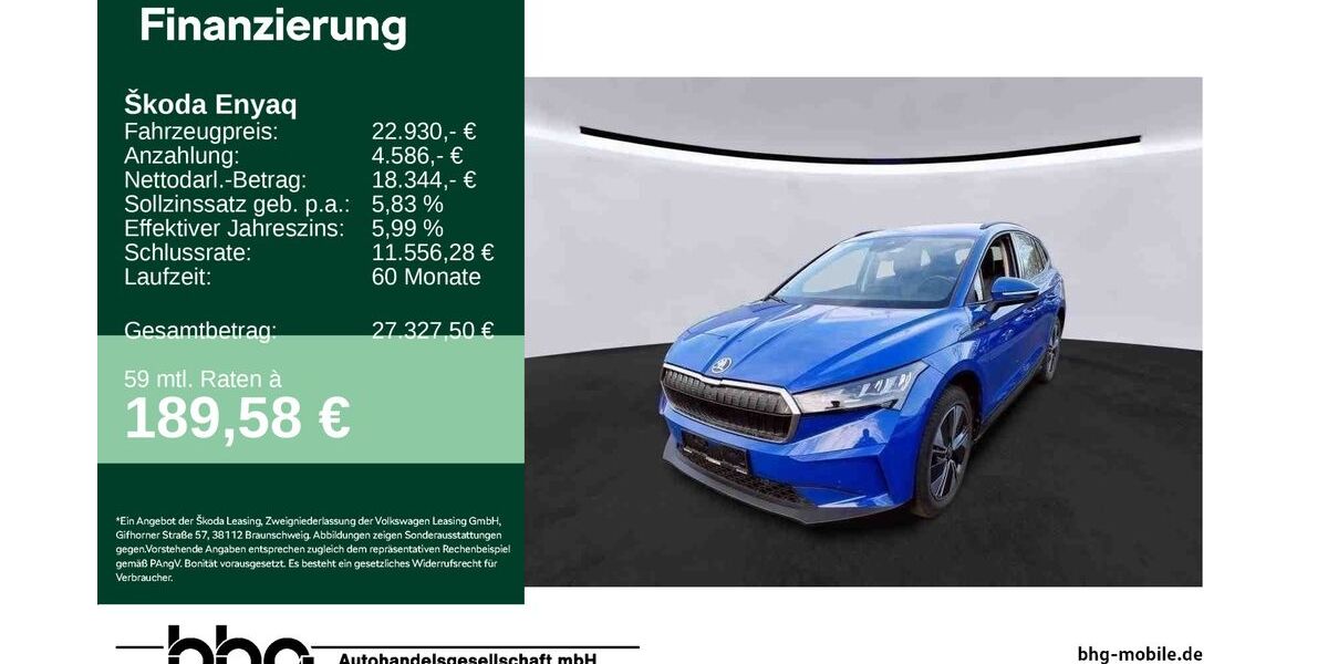 Skoda Enyaq 44.592 km 22.360 &euro; Freudenstadt 72250