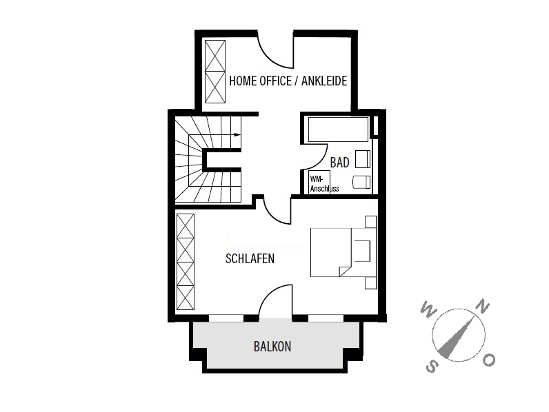 BESTE LAGE AM TELTOWKANAL! MAISONETTE MIT SÜD-BALKON! - Maisonettenwohnung Teltow Teltow | Angebot:24533058