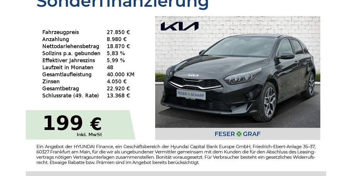 Kia ceed / Ceed 5.950 km 27.850 &euro; Schwabach 91126